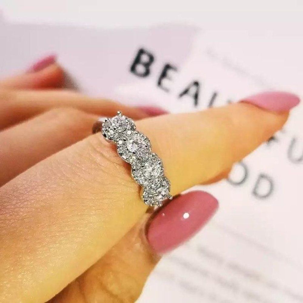 Solid 925 stamped sterling silver band